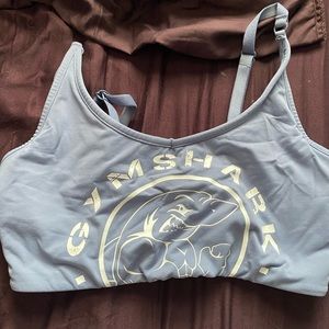 Gymshark slate blue legacy bra